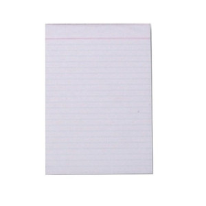 Q-Connect Ruled Scribble Pad 160 Pages 203x127mm (Pack of 20) C60FW