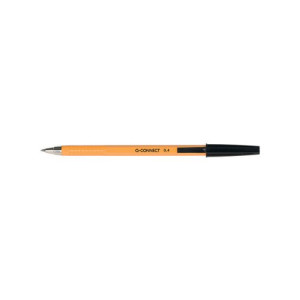 Q-Connect Ballpoint Pen Fine Black (Pack of 20) KF34046