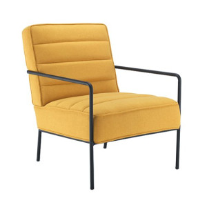 Astin Russell Reception Wire Frame Armchair 620x880x830mm Mustard KF70019