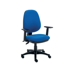 Polaris Nesta Operator Chair 2 Lever Upholstered 590x555x1090mm Black KF77949
