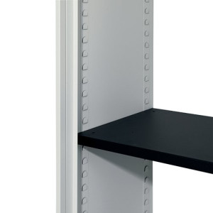 Talos Shelf Fitment 930x370x35mm Black For Talos Stationery Cupboards KF78775