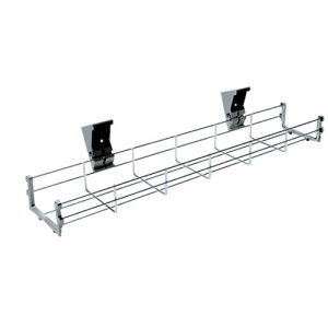 Jemini 1200mm Wire Basket for 1400mm Desks Silver KF81977