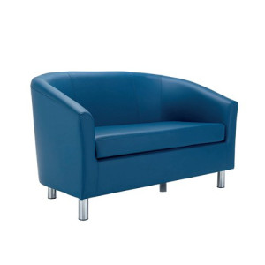 Jemini Tub Sofa Polyurethane Blue KF823087