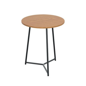 Jemini Trinity Mid Table 800x800x735mm Nova Oak/Black KF823681