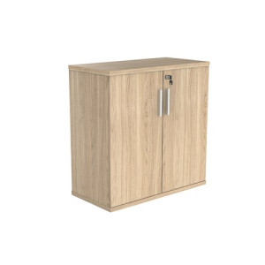 Astin 2 Door Cupboard Lockable 800x400x816mm Canadian Oak KF823940