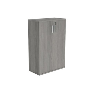 Astin 2 Door Cupboard Lockable 800x400x1204mm Alaskan Grey Oak KF824053