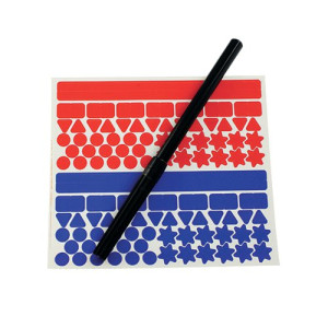 Q-Connect Planner Stickers Kit (50 labels per A6 sheet) KFKK