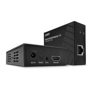 Lindy HDMI and IR over 100Base-T IP Extender Black 38126