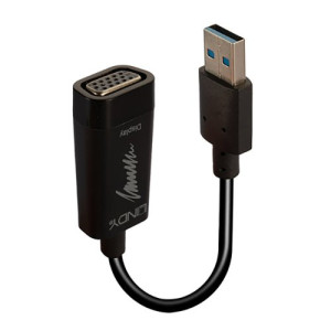 Lindy USB 3.0 to VGA Converter Black 43172
