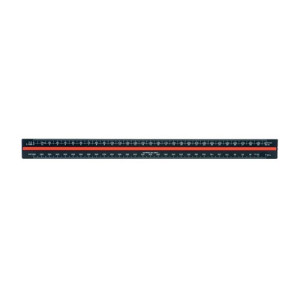 Linex Tri-Scale Ruler 30cm Aluminium Black H382
