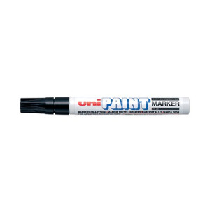 Unipaint PX-20 Paint Marker Medium Bullet Black (Pack of 12) 545616000