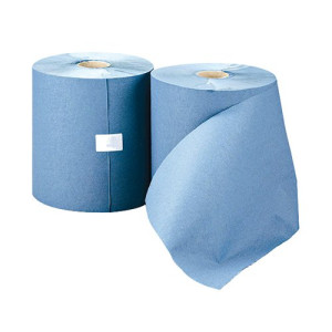 Leonardo 1-Ply Hand Towel Roll Blue (Pack of 6) RTB200NDS