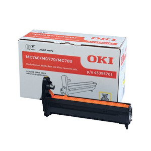 Oki MC760/MC770/MC780 Imaging Unit Yellow 45395701