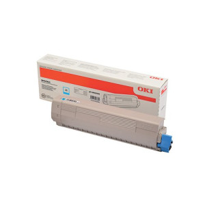 Oki C833 Cyan Toner 843 (10,000 Page Capacity) 46443103