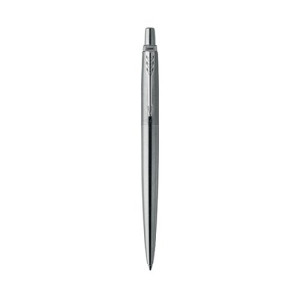 Parker Jotter Ballpoint Pen Steel with Chrome Trim Medium Blue Gift Box 1953170