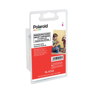 Polaroid Canon CLI-571XL Inkjet Cartridge Magenta 0333C001-COMP