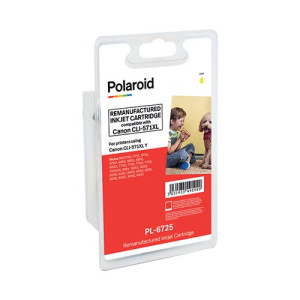 Polaroid Canon CLI-571XL Inkjet Cartridge Yellow 0334C001-COMP