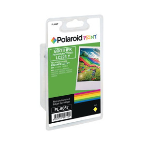 Polaroid HP LC223Y Remfanufactured Inkjet Cartridge Yellow LC223Y-COMP PL