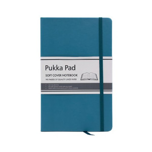 Pukka Pad Signature Soft Cover Notebook A5 215x135mm 192 Pages Teal 7752-SIG