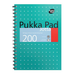 Pukka Pad Metallic Cover Wirebound Jotta Notebook B5 (Pack of 3) 8520-MET