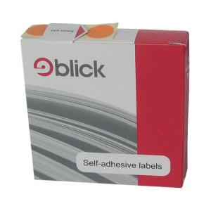 Blick Labels in Dispensers Round 19mm Orange (Pack of 1280) RS011859