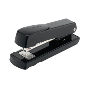 Rexel Meteor Half Strip Stapler 20 Sheet Black 2100019