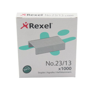 Rexel No 23 Staples 13mm (Pack of 1000) 2101053
