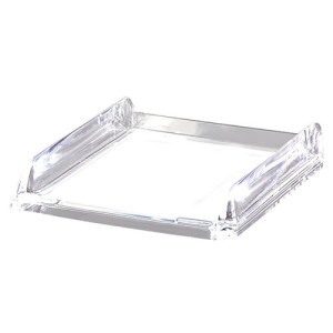 Rexel Nimbus Acrylic Letter Tray Clear 2101504