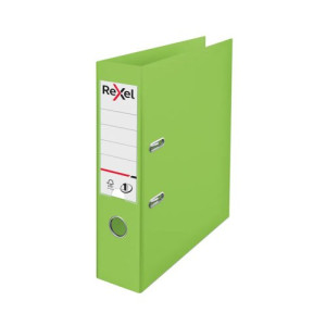 Rexel Choices 75mm Lever Arch File Polypropylene A4 Green 2115504