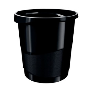 Rexel Choices Waste Bin 14 Litre Black 2115622