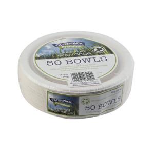 Super Rigid 7 Inch 12oz Biodegradable Bowls (Pack of 50) 3866