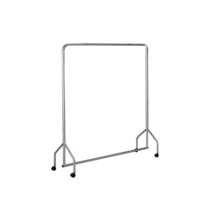 Garment Hanging Rail Silver (L1830 x H1730 x D500mm) 316937