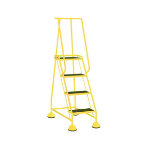 Yellow 4 Tread Step Ladder (Load capacity: 125kg) 385141