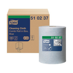 Tork Multi Purpose Cloth Combi Roll 152m Blue 510237