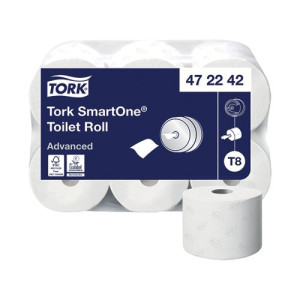 Tork T8 SmartOne Toilet Roll 2-Ply 1150 Sheets (Pack of 6) 472242
