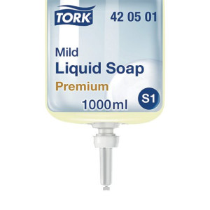 Tork Mild Liquid Hand Soap Refill S1 1 Litre (Pack of 6) 420501