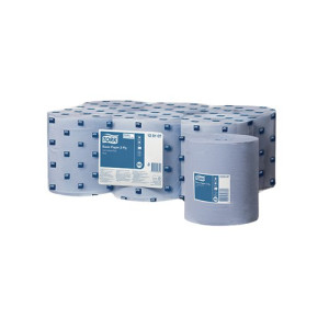 Tork Mini Centrefeed Roll 2-Ply 150m Blue (Pack of 6) 128107