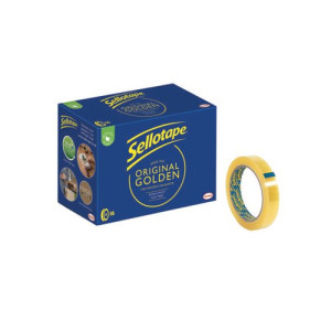Sellotape Original Golden Tape 18mmx66m (Pack of 16) 1443252