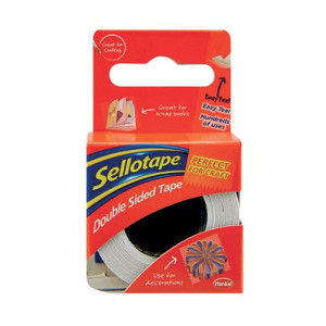 Sellotape Double Sided Tape 15mmx5m (Pack of 12) 1445293