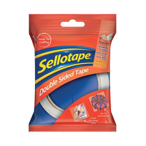 Sellotape Double Sided Tape 25mmx33m (Pack of 6) 1447052