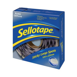 Sellotape Sticky Loop Spots 22m (Pack of 125) 1445181