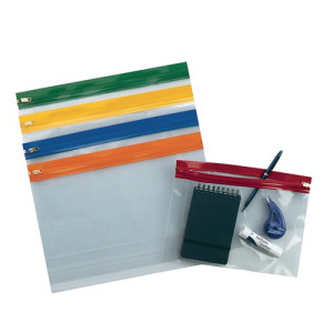 Snopake Zippa-Bag S Classic A3 Assorted (Pack of 25) 12823