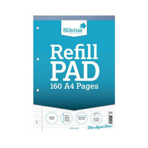 Silvine Narrow Ruled Headbound Refill Pad A4 (Pack of 6) A4RPNM