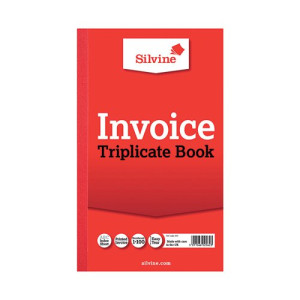 Silvine Duplicate Invoice Book 210x127mm (Pack of 6) 611