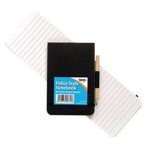 Tiger Police Style Notebook including Pencil (Pack of 12) 300789