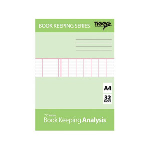 Book Keeping Book Analysis (Pack of 6) 302298
