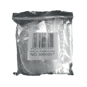 Rexel Crystalfile Flexi Index Divider Tabs Clear (Pack of 50) 3000057