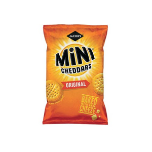 Jacob's Mini Cheddars Big Bag Original 45g (Pack of 30) 36564