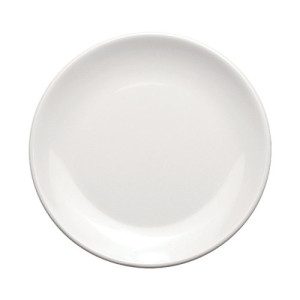 Plate Round 7 Inch 18cm Melamine White (Pack of 6) RD-B002