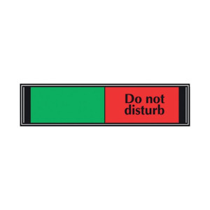 Sliding Sign Do Not Disturb 225x52mm V6DB/DD
